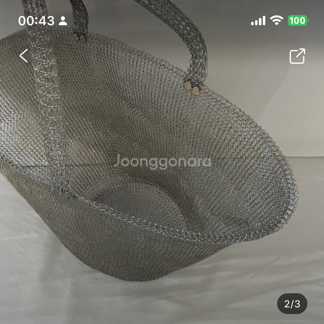 기마구아스 실버 가방 상품이미지2
