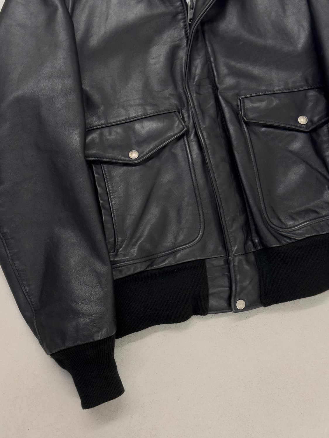 Schott 쇼트 A-2 레더 자켓 상품이미지4