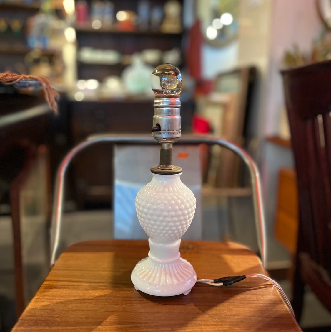 빈티지 미니 펄쉰 쉐이드 램프 상품이미지4