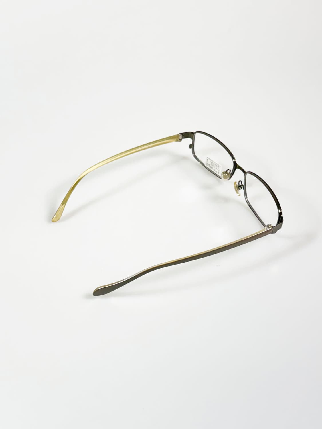EPILOGUE 슬림 스퀘어 메탈 프레임 빈티지 안경 상품이미지4