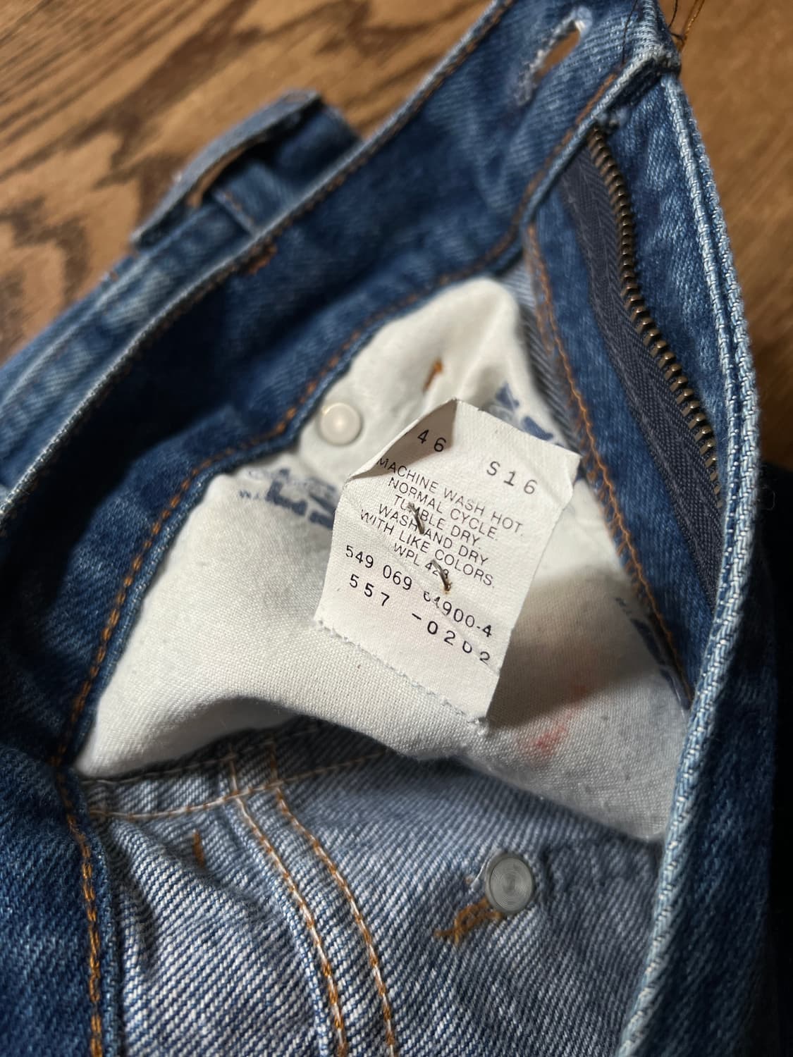 [34]90's 리바이스 USA 557 for Cowboys 스트레이트진 상품이미지5