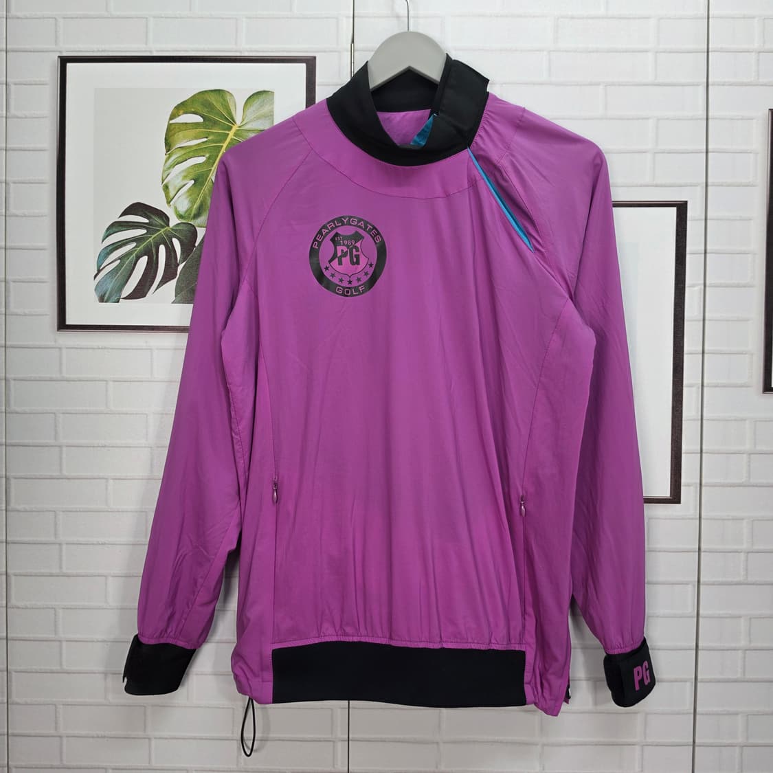 파리게이츠 골프 풀오버 블루종 바람막이 2사이즈 상품이미지1