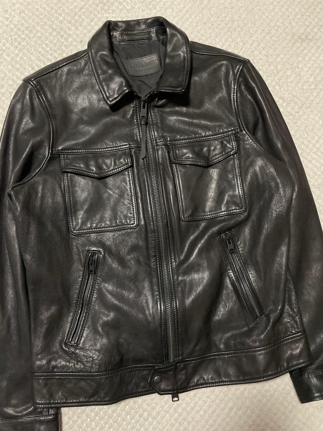 ALL SAINTS 올 세인츠 웨스턴 2WAY 양가죽 리벨리 포켓 레더 상품이미지8