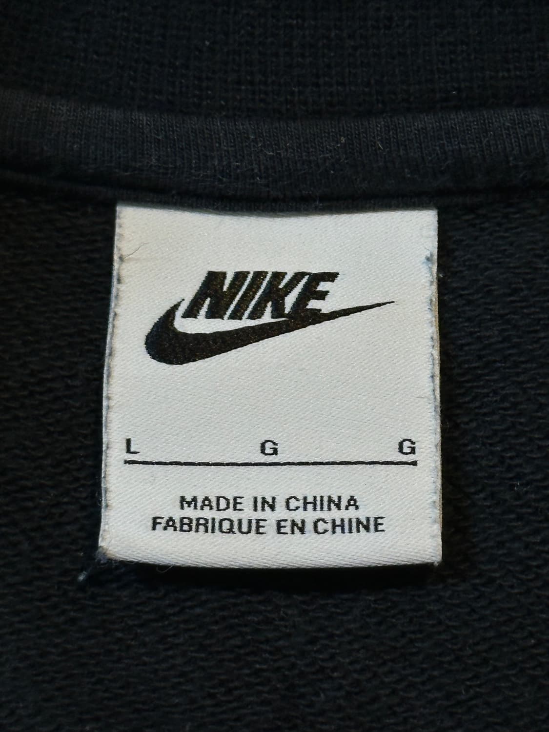 나이키 NIKE 신형 빅스우시 맨투맨 블랙 상품이미지4