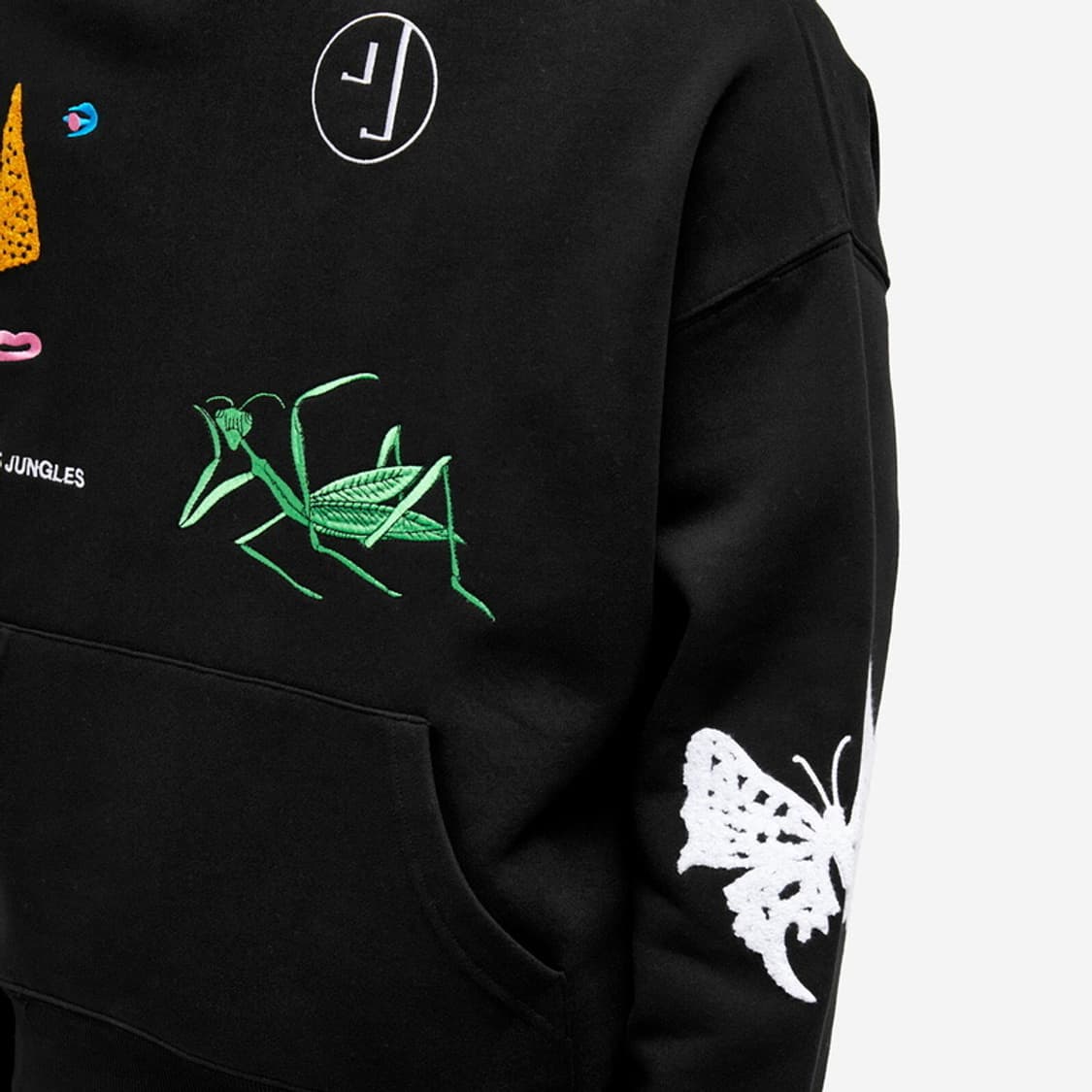 jungles 정글스 자수 디테일 후드티 상품이미지2