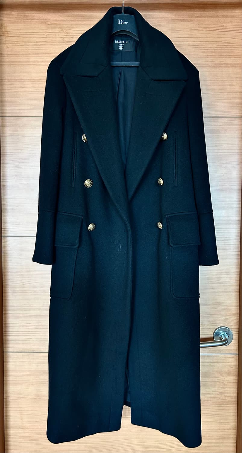 발망 더블 롱코트 상품이미지3