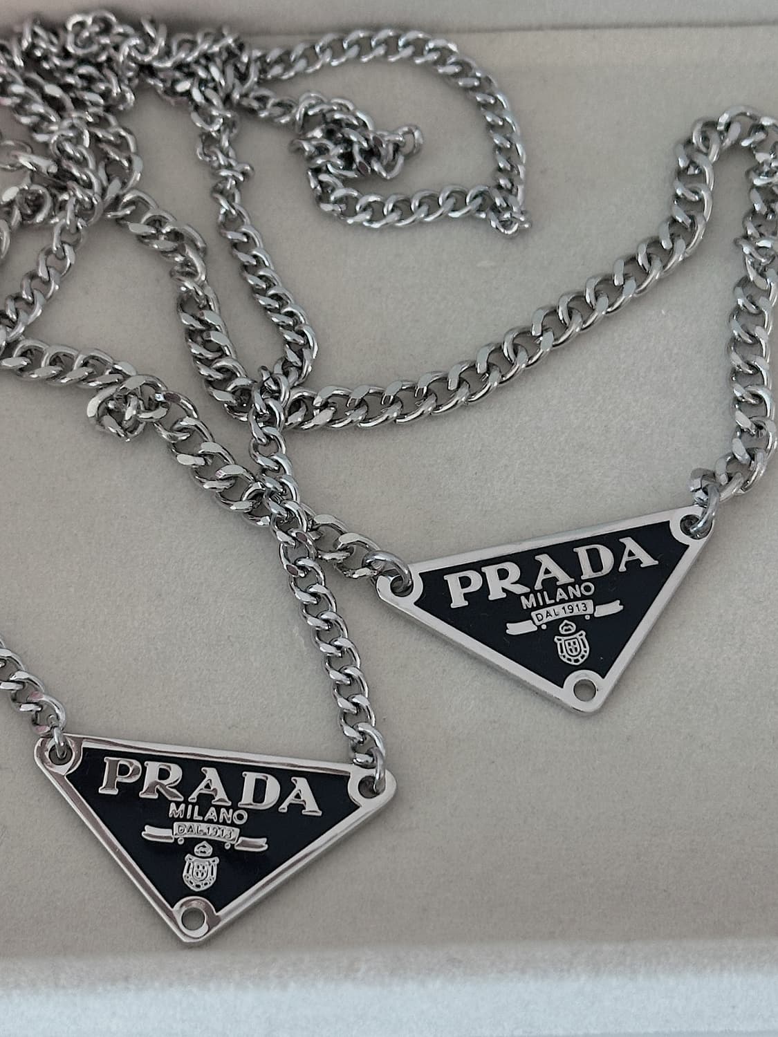 프라다 볼드체인 남성 목걸이 상품이미지5