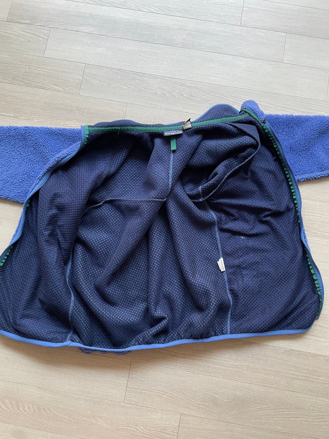 90s 파타고니아 레트로 딥파일 자켓 퍼플 블루 상품이미지7