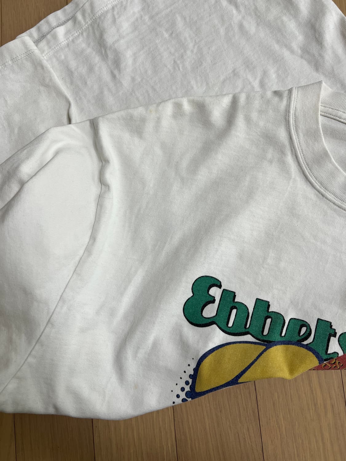 Ebbets Field 이벳필드 그래픽 로고 반팔 티셔츠 (White) 상품이미지2