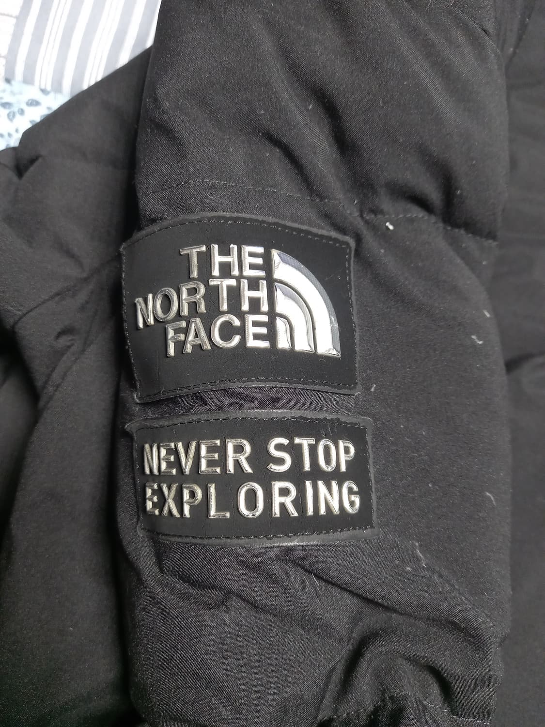 노스페이스 롱 구스패딩  블랙  XL 상품이미지3