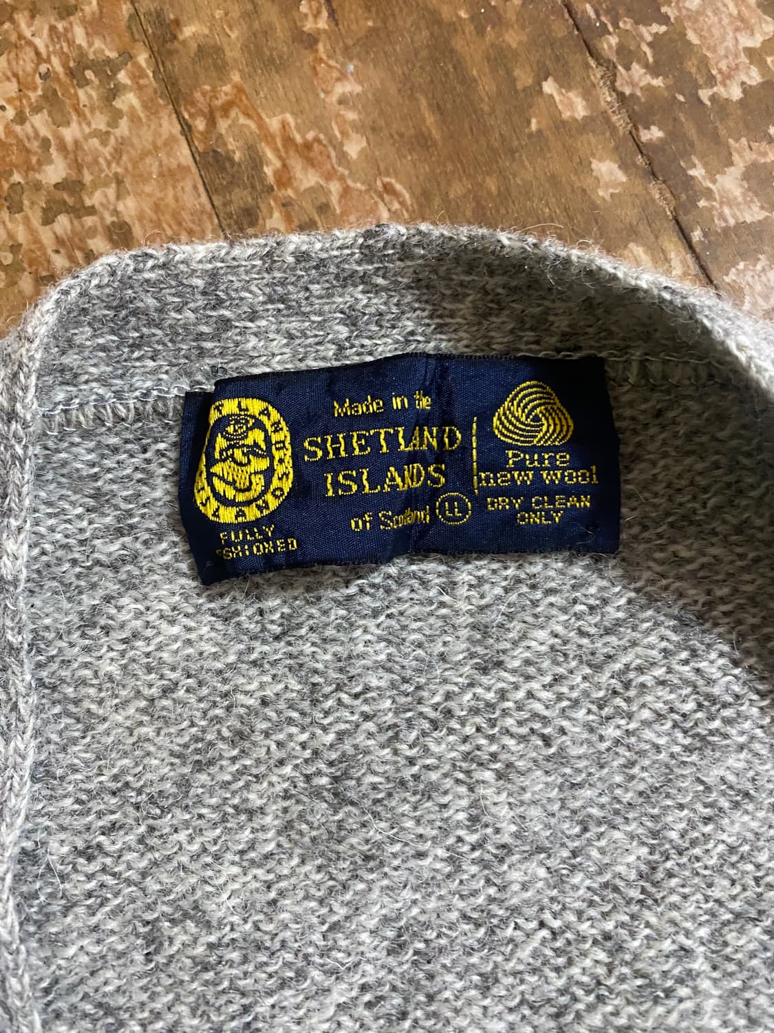 Shetland island 스코틀랜드 아가일 가디건 (L 105) 상품이미지2