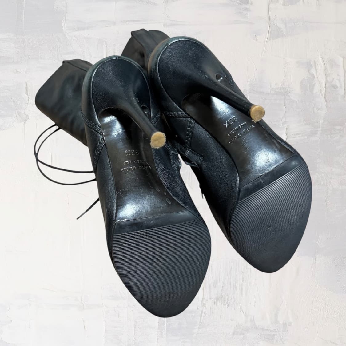 쥬세페자노티 포 발망 블랙 레이스업 힐 부츠 235/36.5 상품이미지4