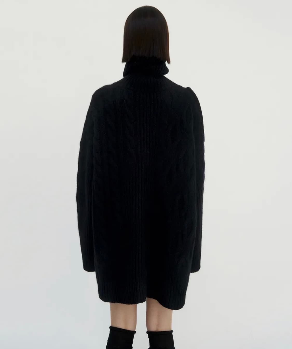 트리밍버드 오픈 텍스처 니트 원피스  상품이미지2