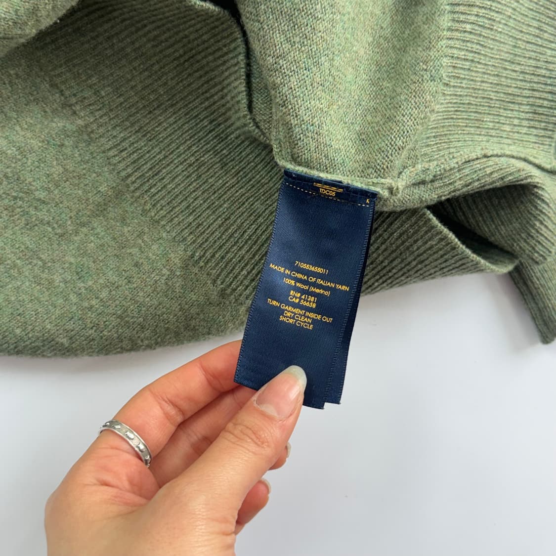 Polo 폴로 버건디 포니 그린 니트 상품이미지6