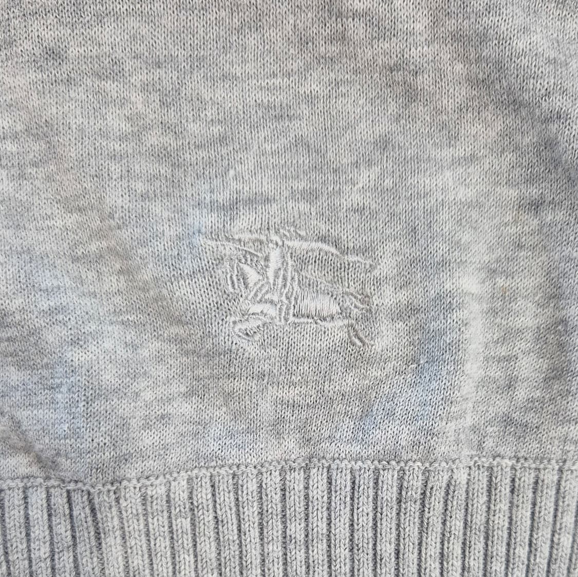 버버리 라운드넥 체크 커프 니트 사이즈1 상품이미지8