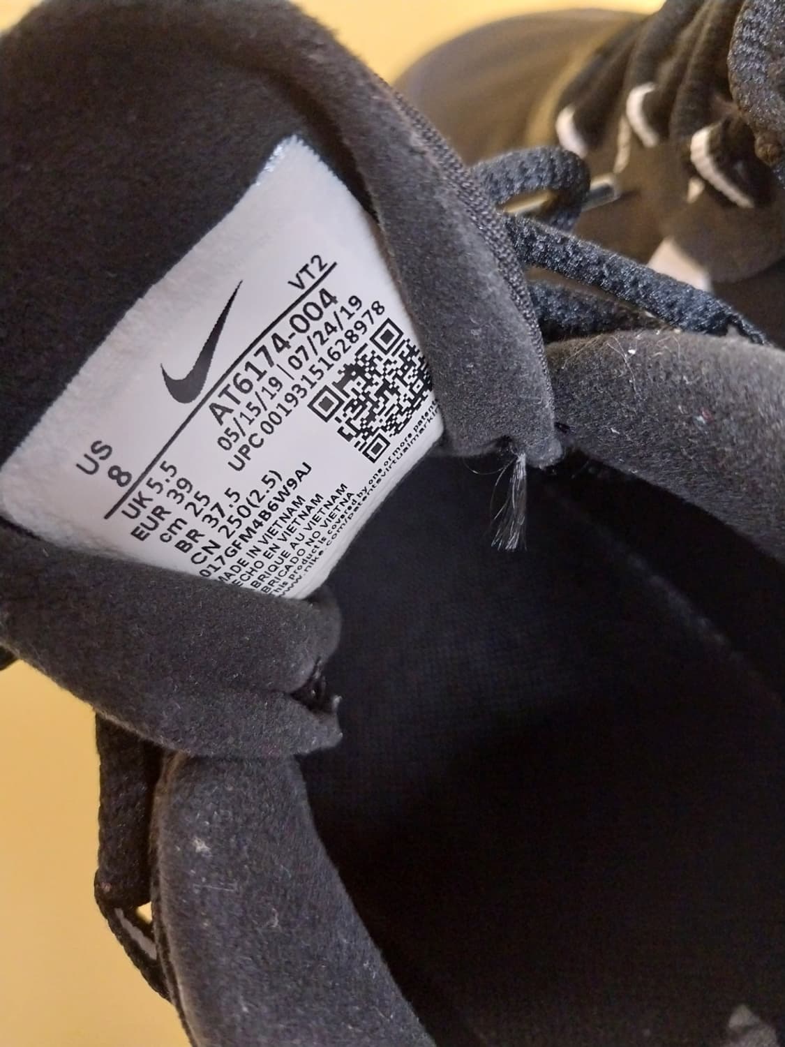 여성 나이키 에어맥스 270 리액트 블랙화이트 운동화 (250) 상품이미지10