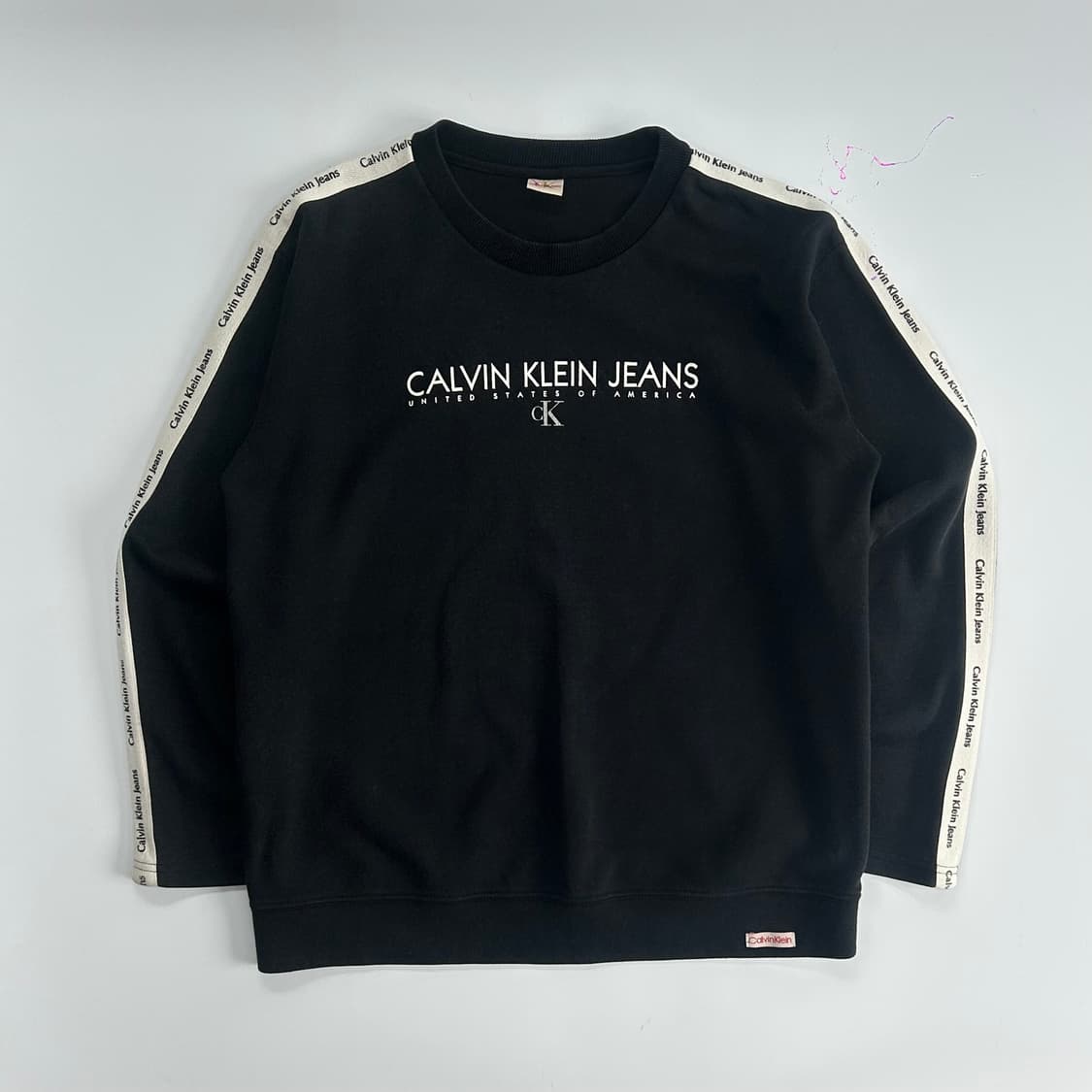 Calvin klein jeans 트랙 맨투맨 상품이미지3