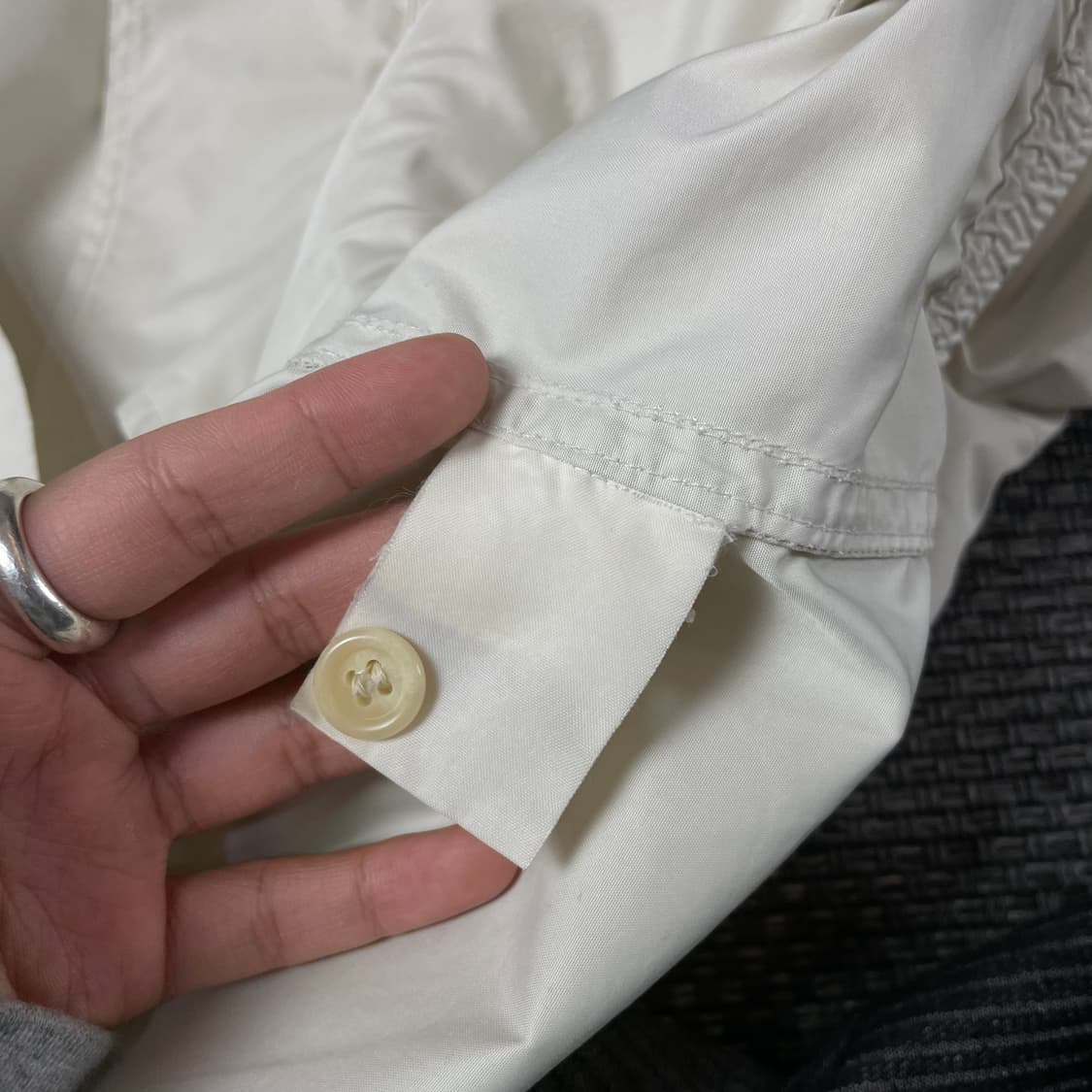 폴로랄프로렌 아이보리 나일론 스윙탑 자켓 105 상품이미지7