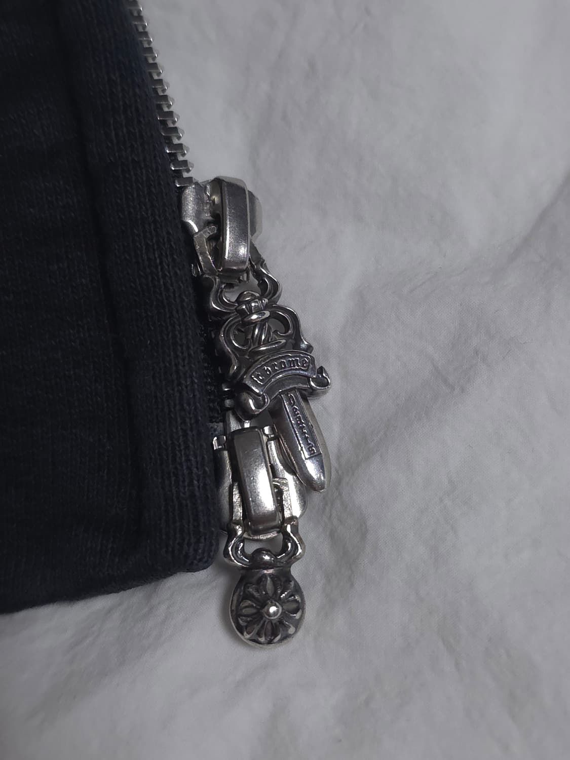 [M] 크롬하츠 세메터리 할리우드 후드집업 초판 블랙 상품이미지6