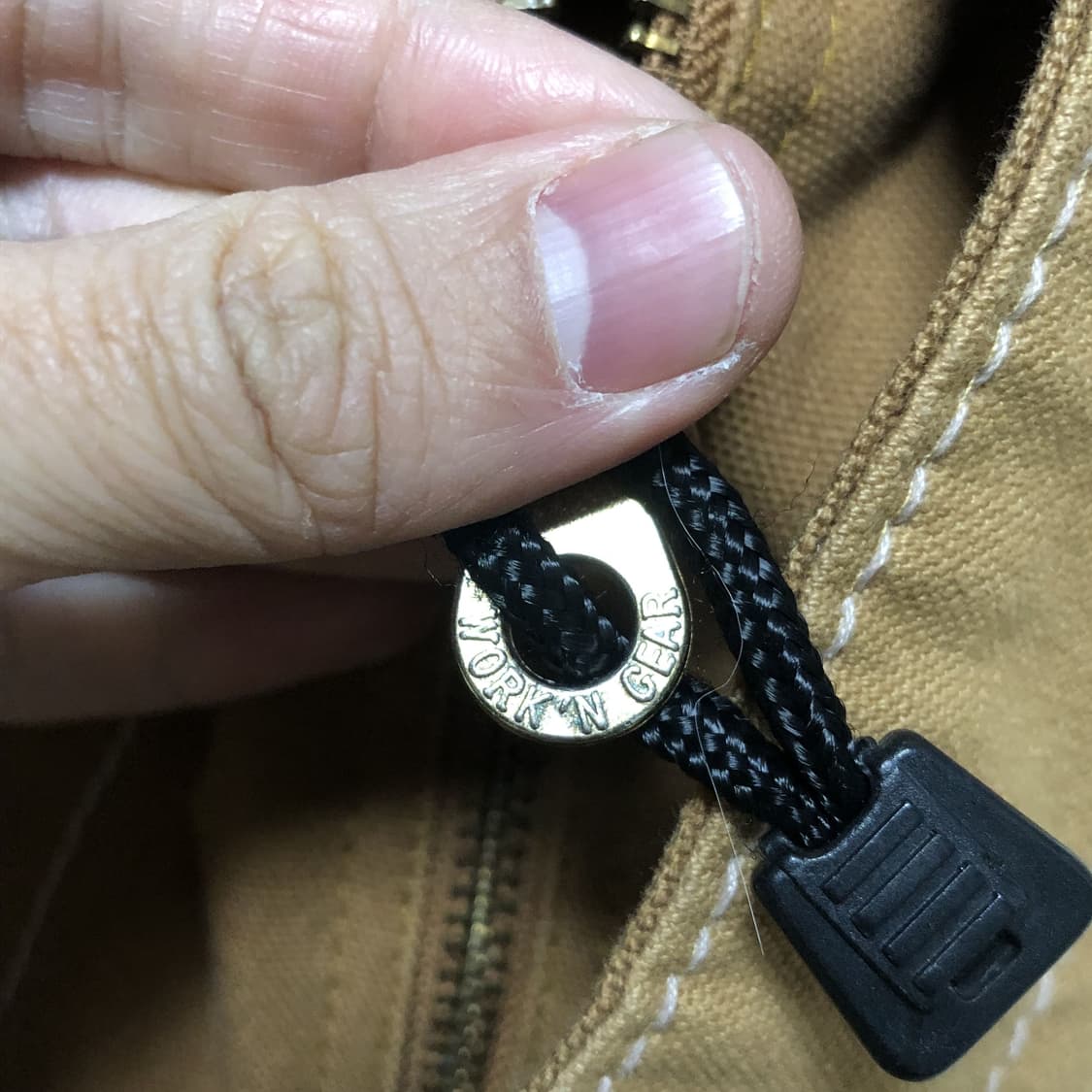 (ONE SIZE) 칼하트 Carhartt 리워크 캔버스 크로스백 카멜 상품이미지4