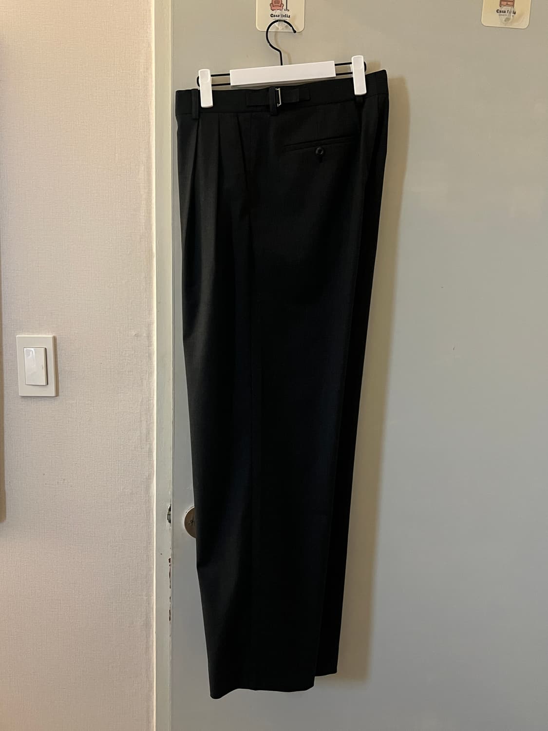 유니온블루/SHADE LINE WIDE SLACKS 차콜/L 상품이미지4