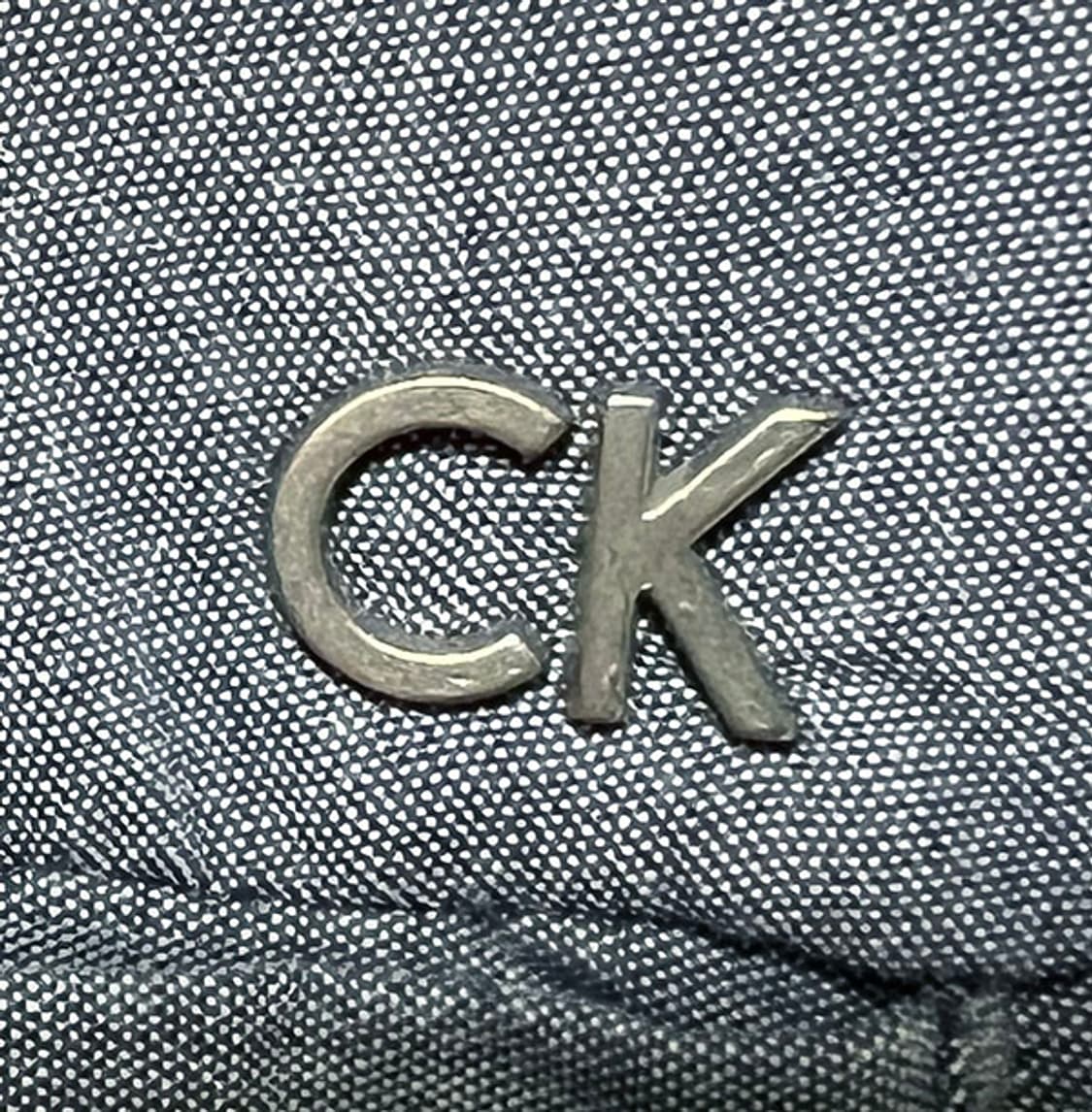 캘빈클라인 남자 CK 미니로고 면스판 슬랙스 블루그레이 캐주얼 L 33 상품이미지3