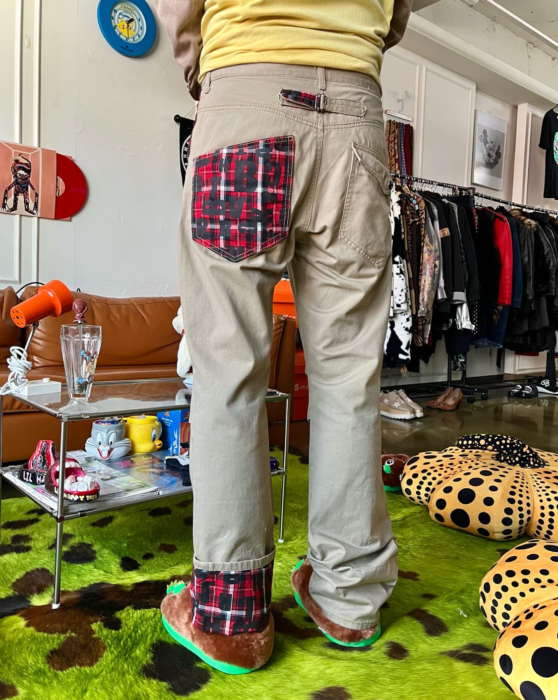 Japanese Vintage Check Docking Pants 상품이미지2