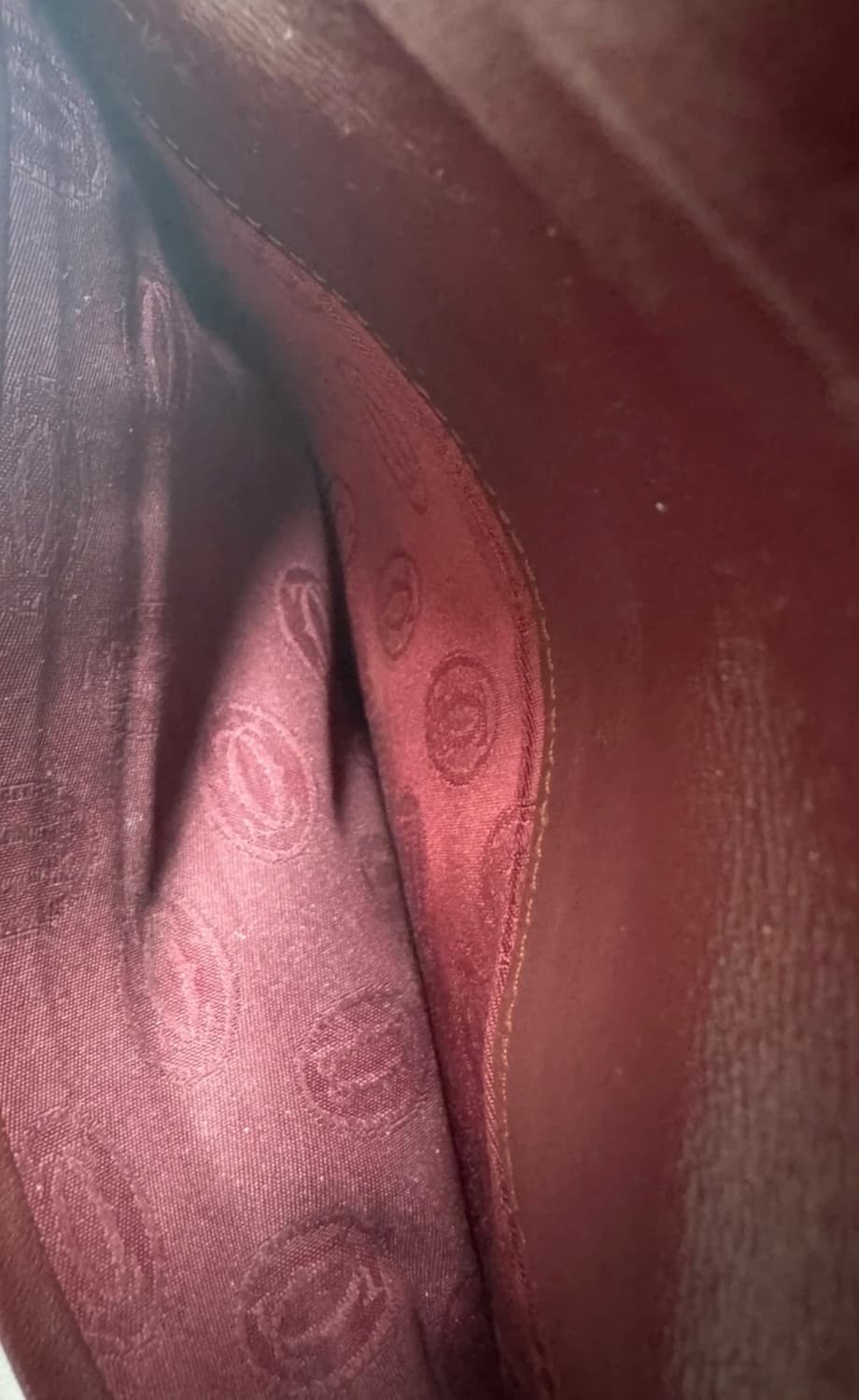 까르띠에 버건디 장지갑 정품 상품이미지6