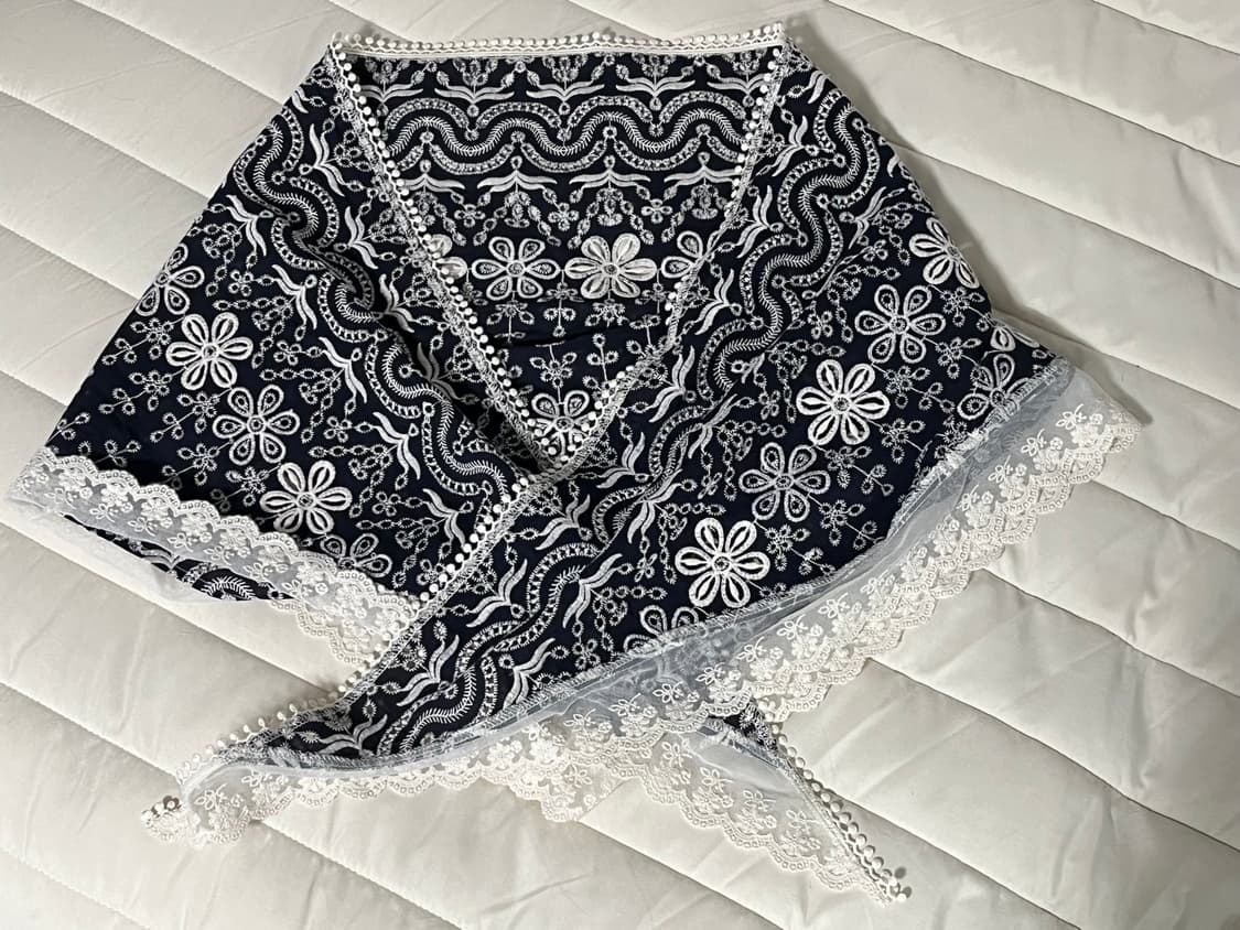 펜필드 자수 스카프 상품이미지6