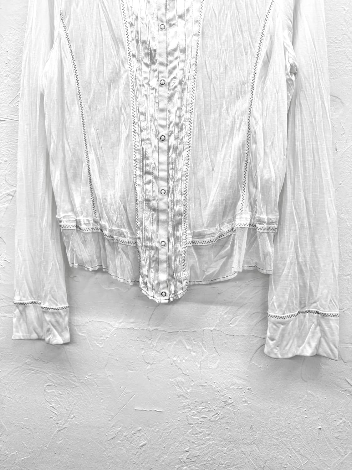 hiroko koshino 버튼업 플리츠 블라우스 상품이미지3