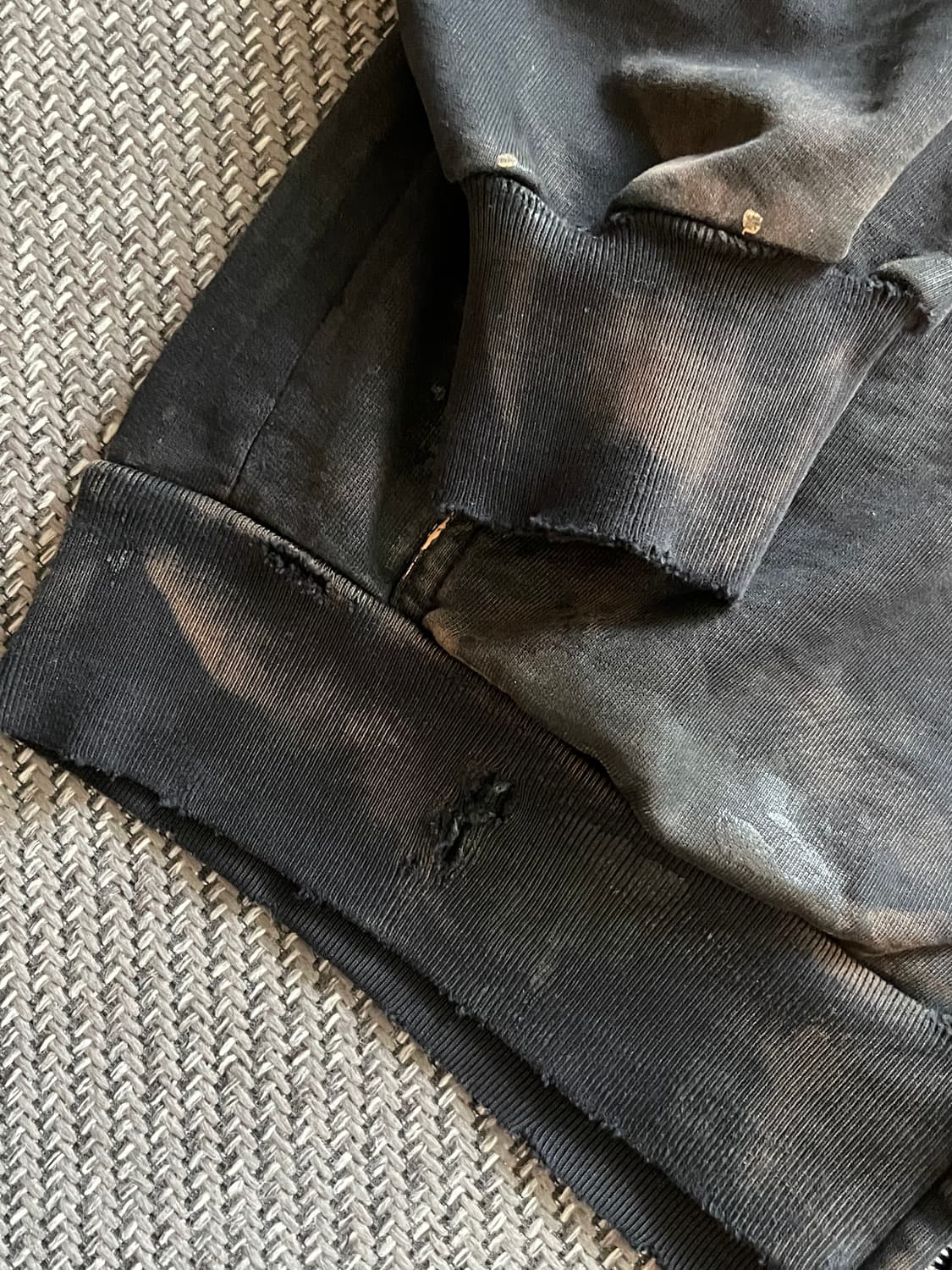 발렌시아가 머드 이펙트 오버사이즈 후드집업 상품이미지4