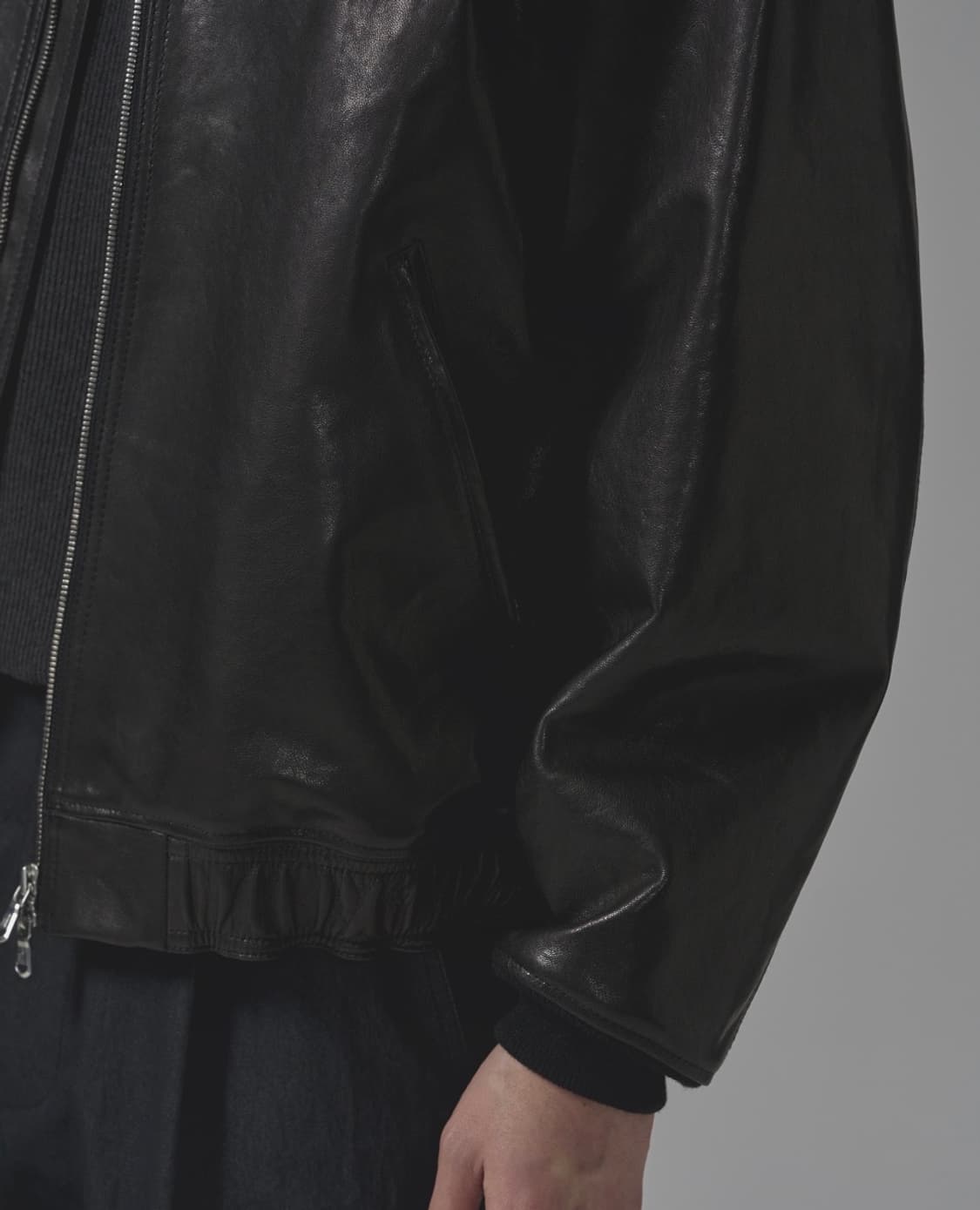 인더로우 하이넥 레더 자켓 3(105-110) 렉토, 르메르 st 상품이미지6