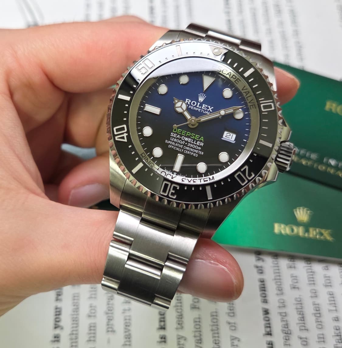 롤렉스 씨드웰러 딥씨44 디블루 126660 오토매틱  상품이미지3