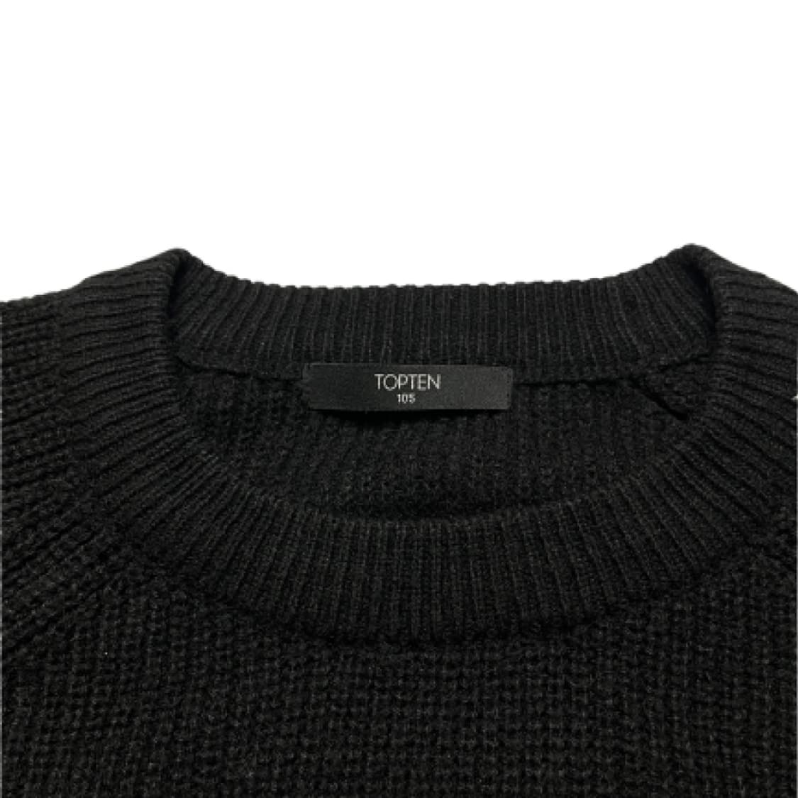 탑텐 두꺼운 니트 라운드넥 겨울 중고 구제 빈티지 상품이미지3