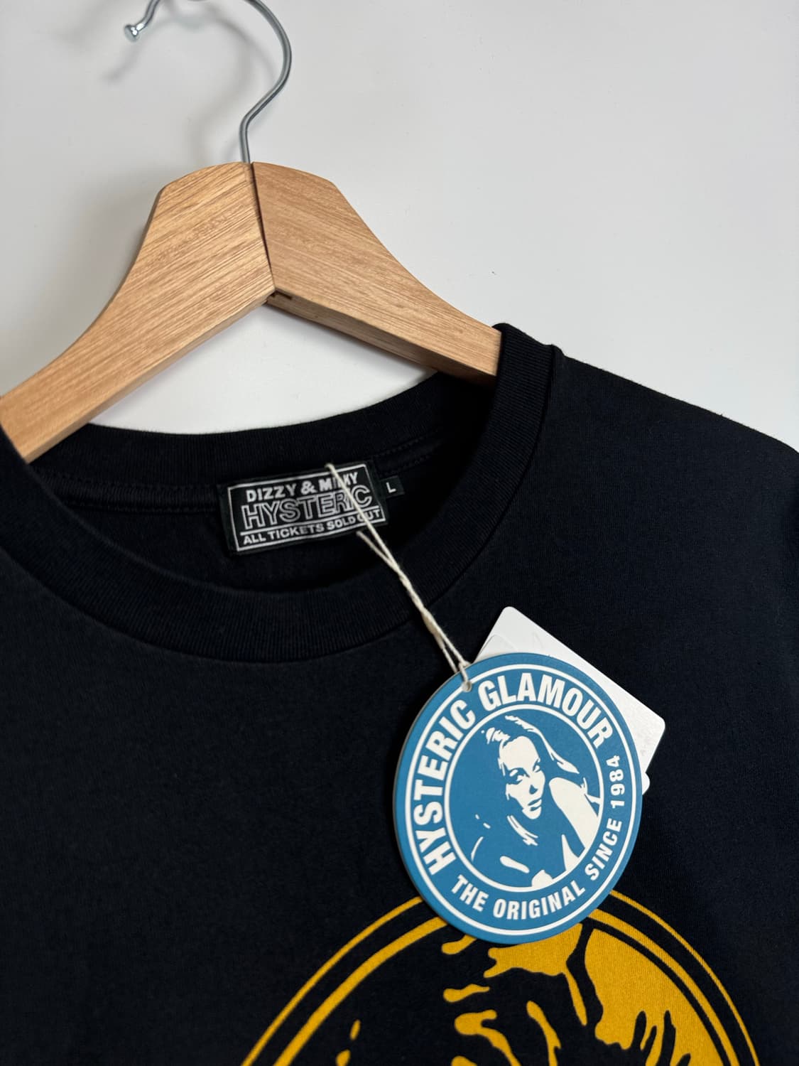 히스테릭 글래머 히스테릭 우먼 반팔 티셔츠 블랙 새상품 L 상품이미지4