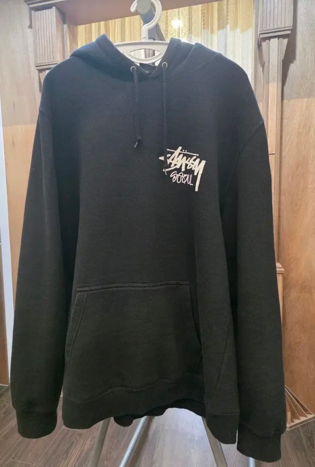 스투시 서울 후드티 블랙 XL사이즈 구형 상품이미지1