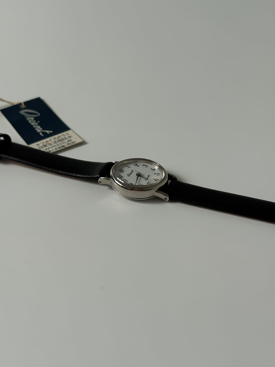 오리엔트 1990년대 빈티지 시계 실버 오벌 쿼츠 여성 데드스탁 상품이미지6