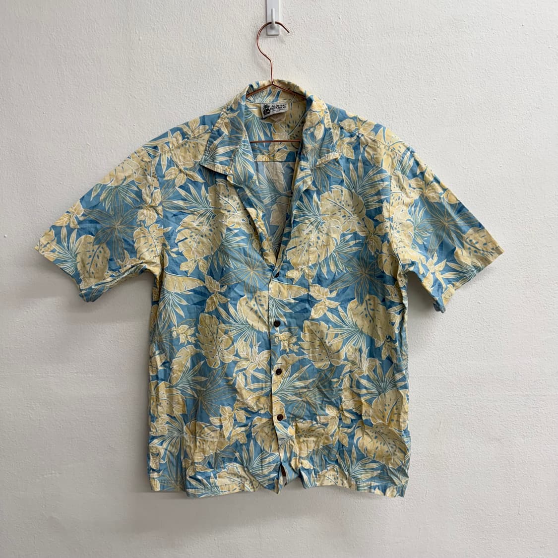 USA ALOHA REPUBLIC 미제 하와이안 반팔 꽃무늬 셔츠 (L) 상품이미지1