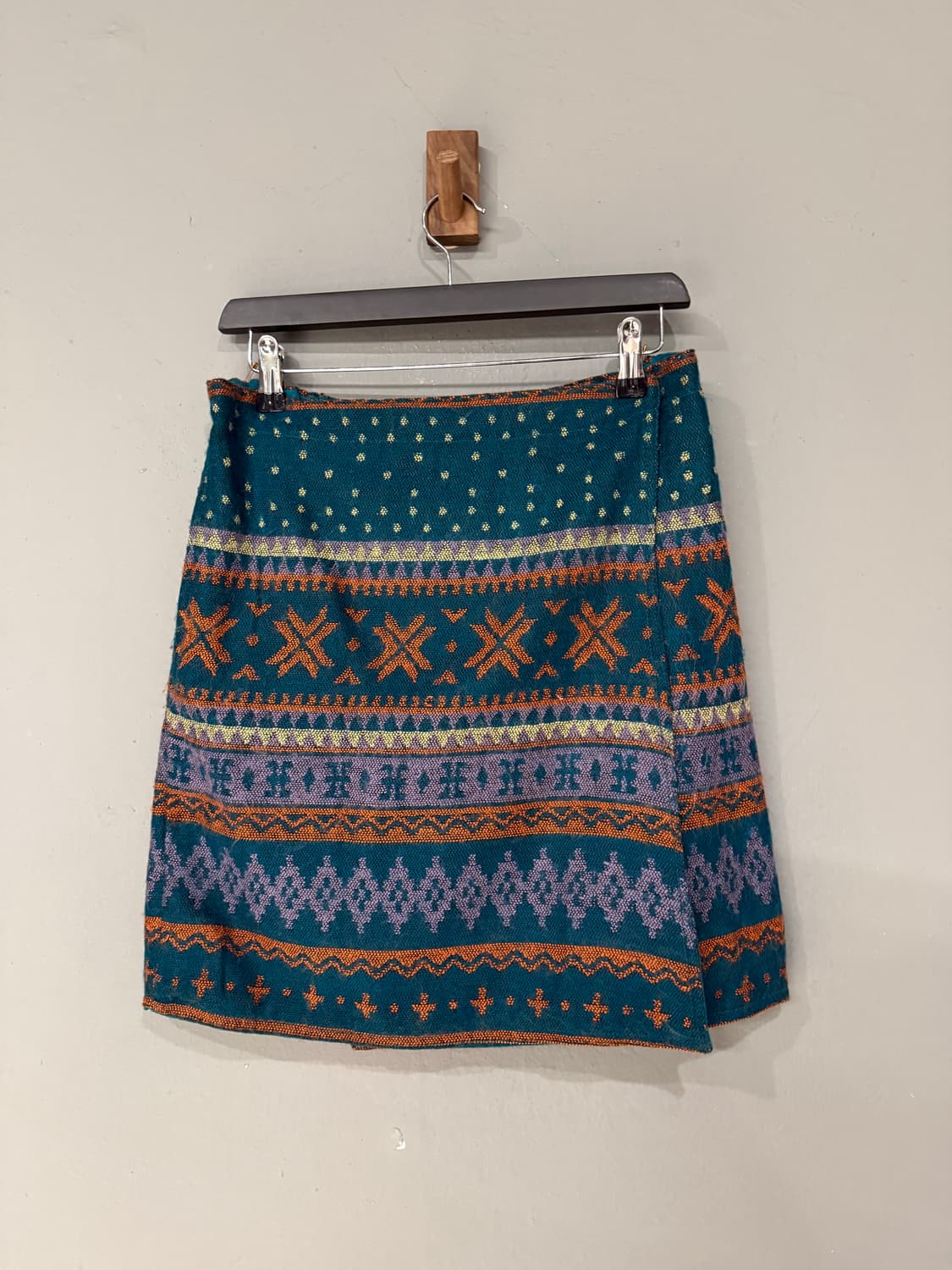snow pattern wrap detail skirt 상품이미지6