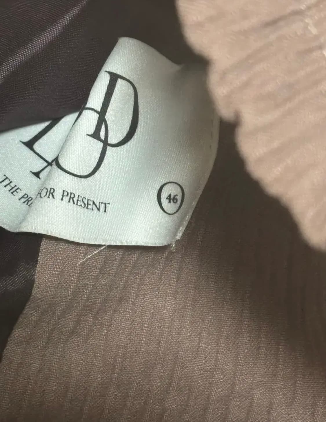 엘무드 더스티 웨스턴 블루종 자켓 핑크 라벤더 점퍼 46 상품이미지3