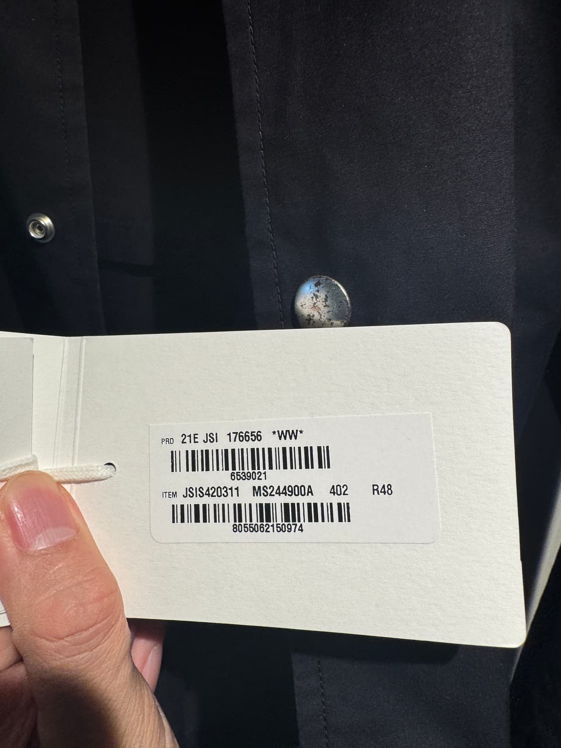 질샌더 백로고 코치 자켓 48 상품이미지3