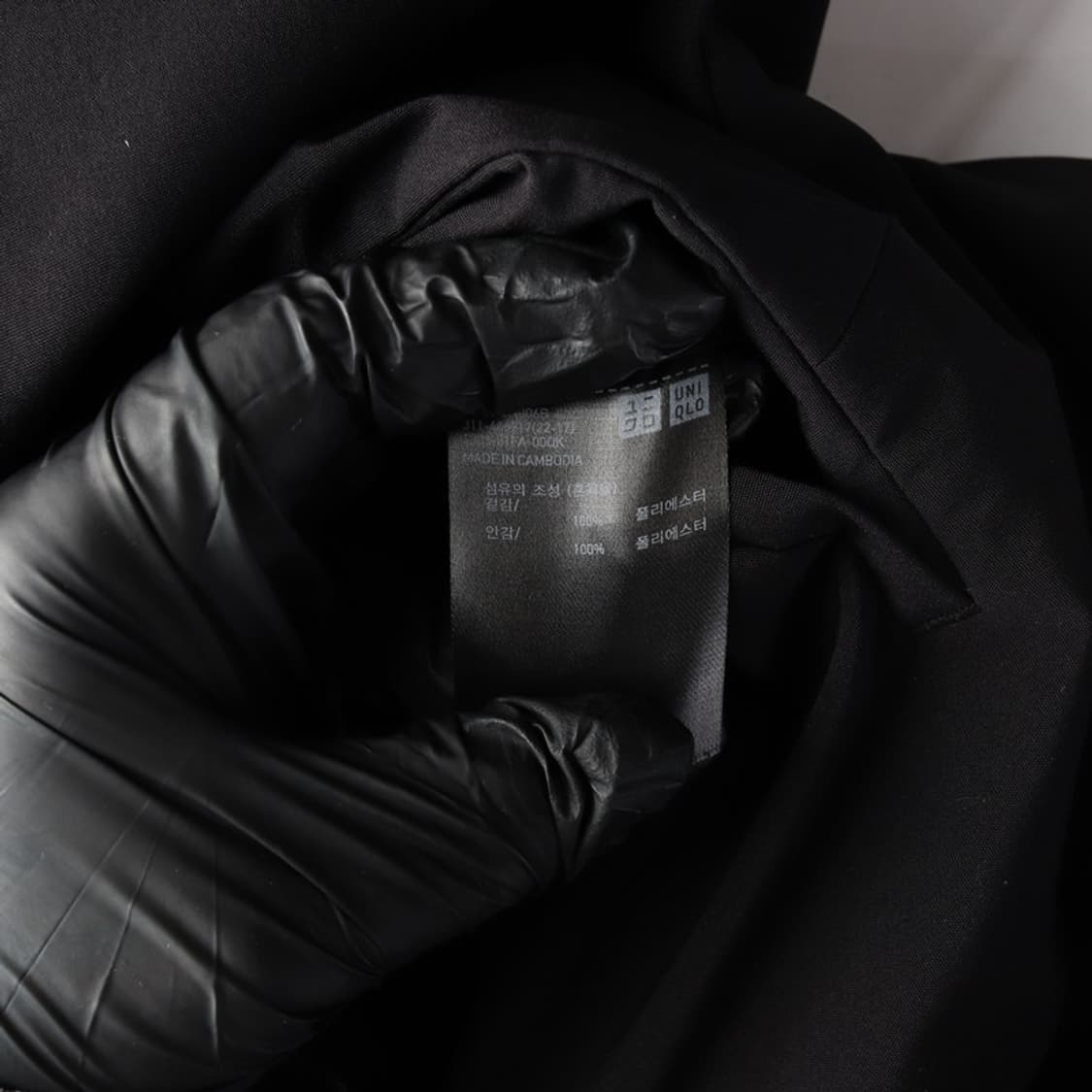 유니클로 x 띠어리 감탄 자켓 블랙 상품이미지6