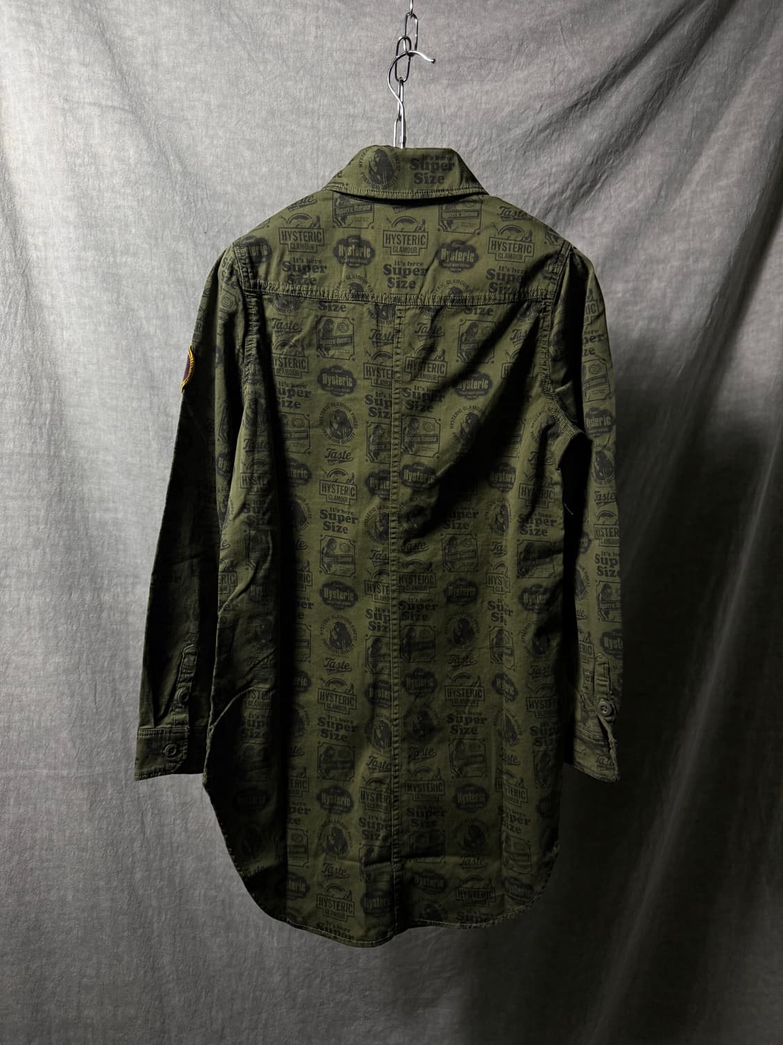 히스테릭글래머 밀리터리 패치 셔츠 상품이미지7