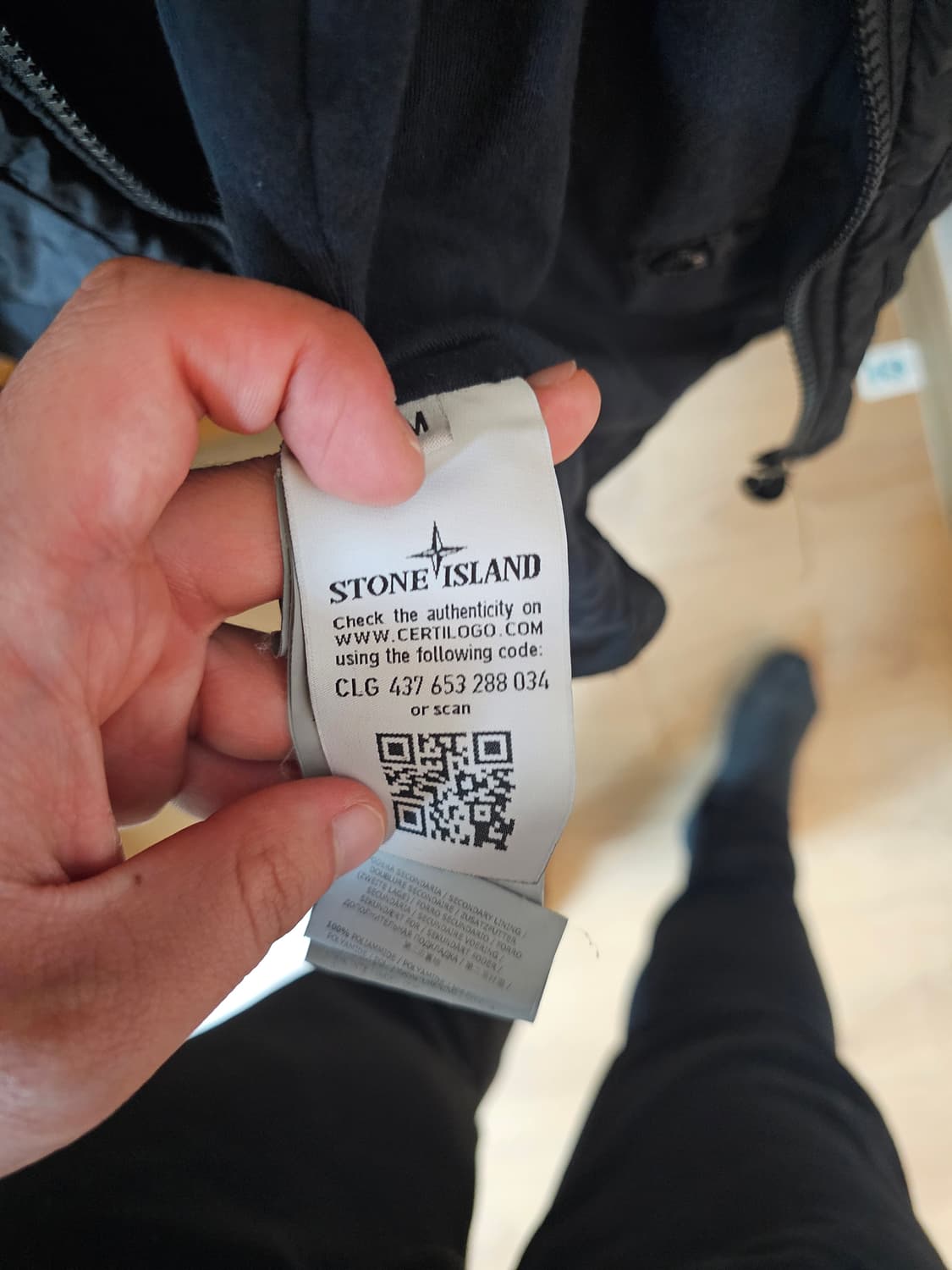 스톤 스톤아일랜드 나일론 자켓 팔아요 안에 기모있음 m 100정도 사이즈 상품이미지5