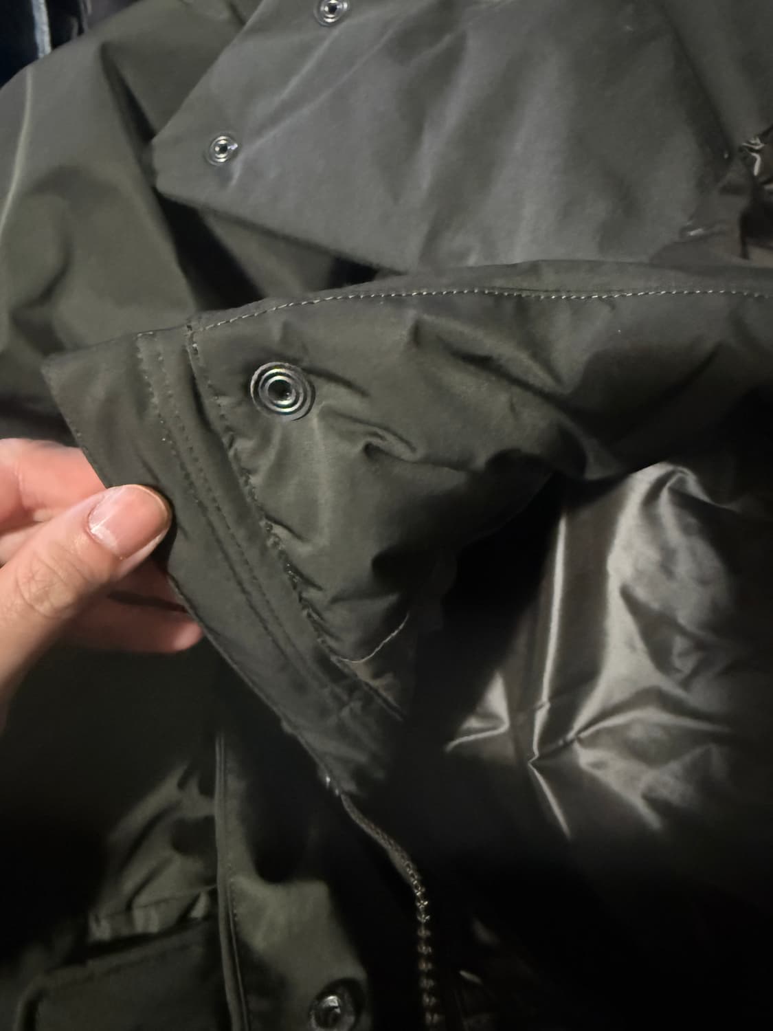 L사이즈 유니클로 질샌더 패딩 올리브 상품이미지9