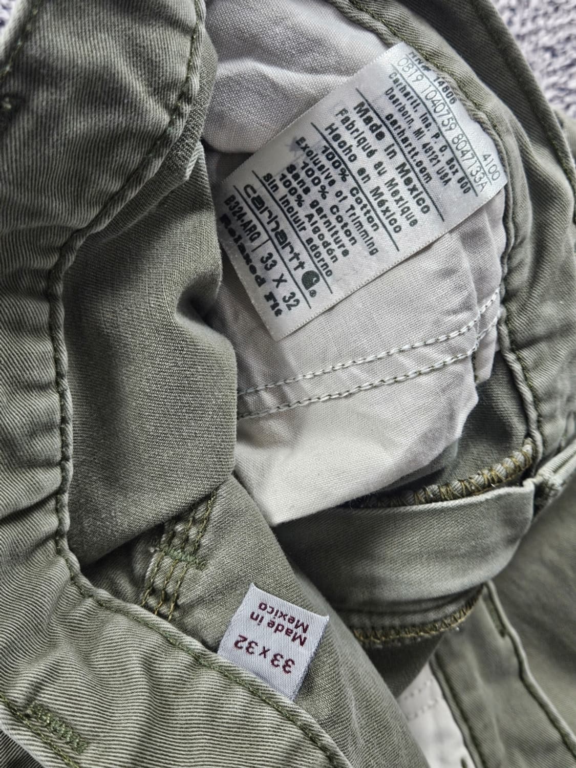 칼하트 리페어 코튼 카펜터 워크 팬츠 ( 33X32 ) / 11055 상품이미지7