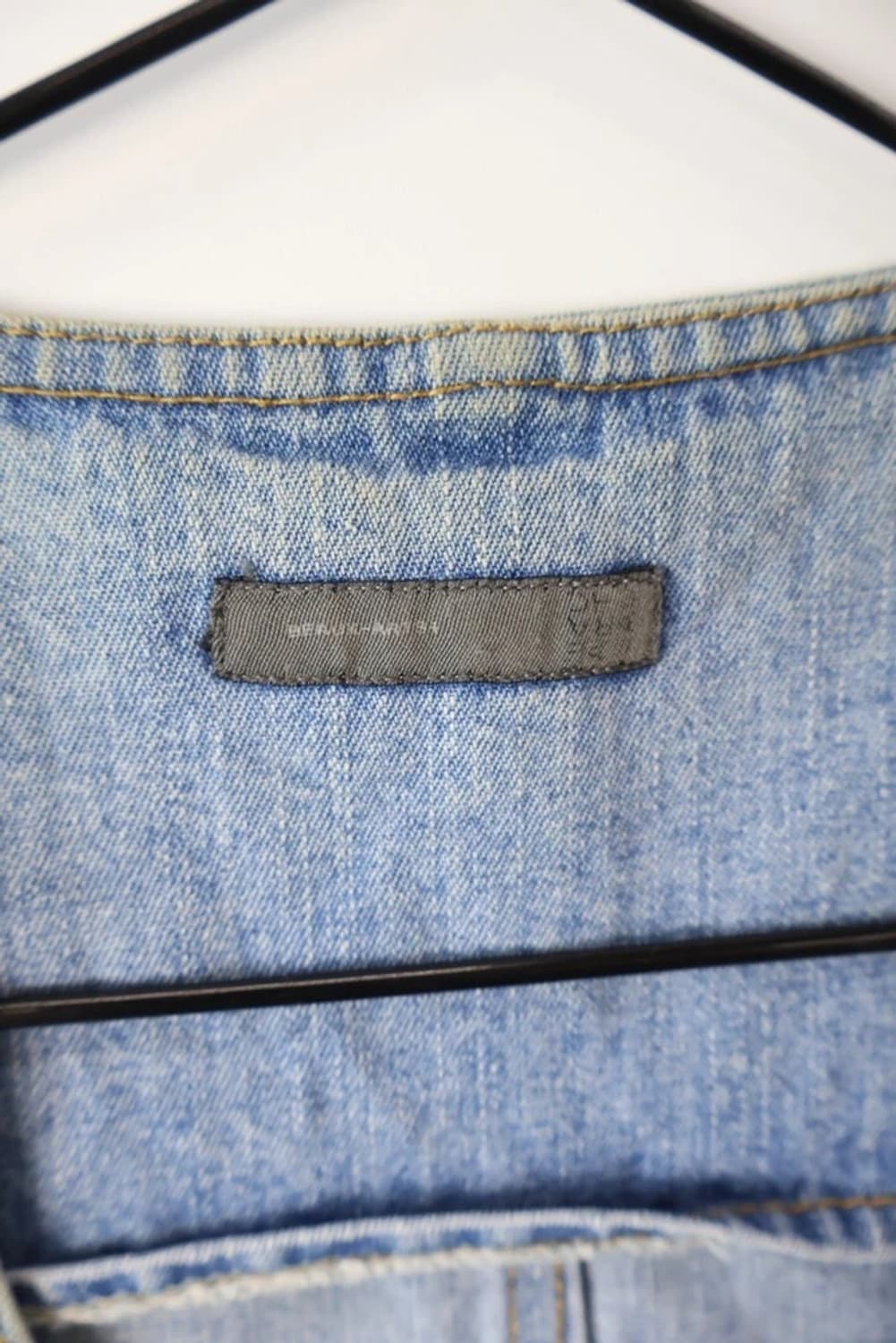 Y2K Light Wash Denim Vest 상품이미지6