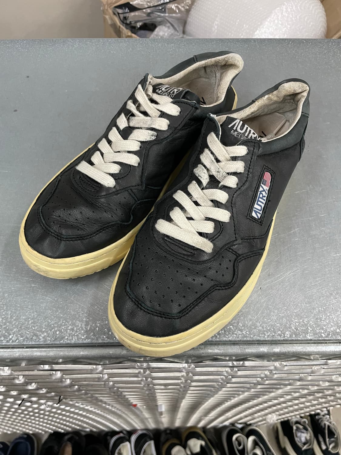 오트리 고트 레더 스니커즈 블랙 41 상품이미지2