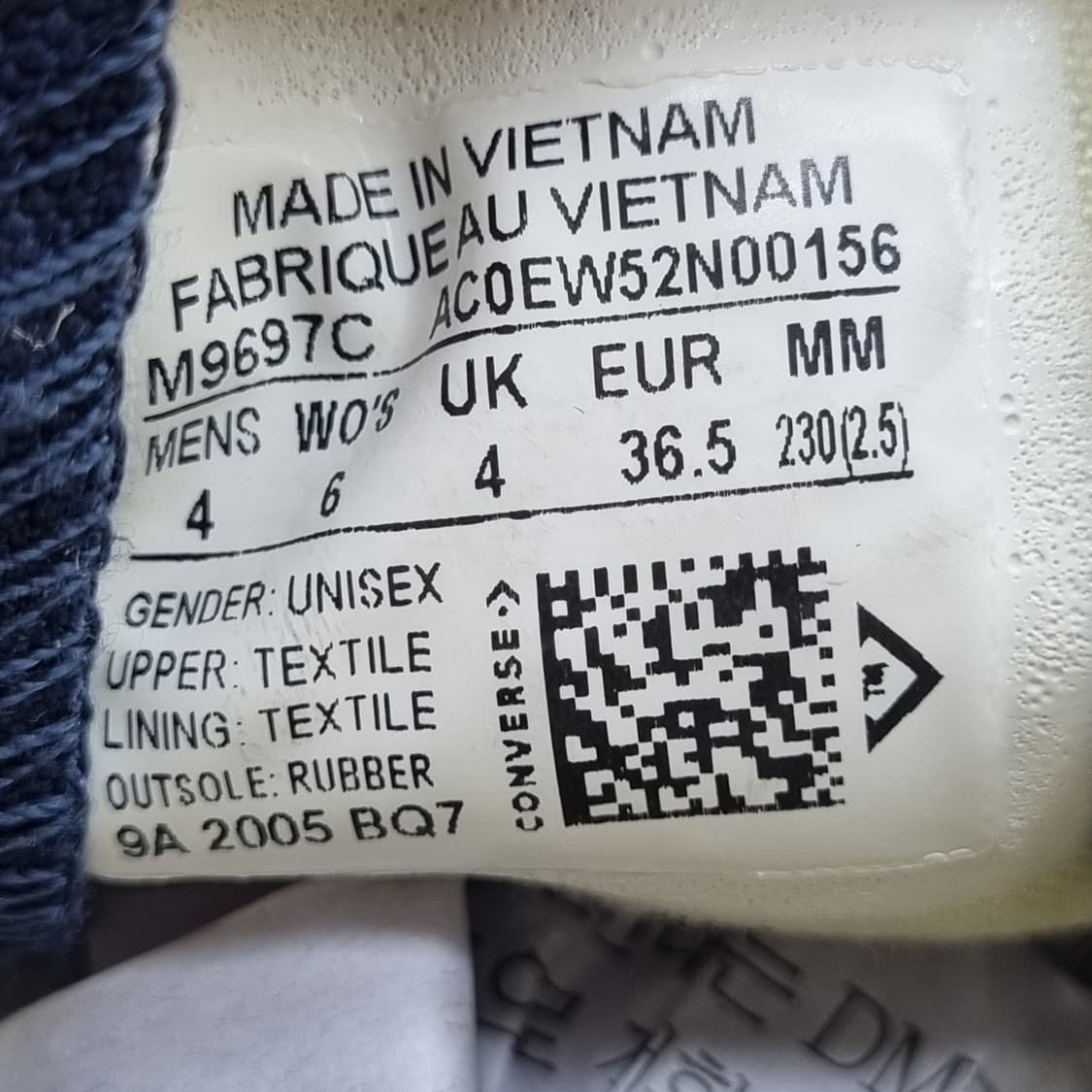 컨버스 척테일러 네이비 여성스니커즈 230 상품이미지6