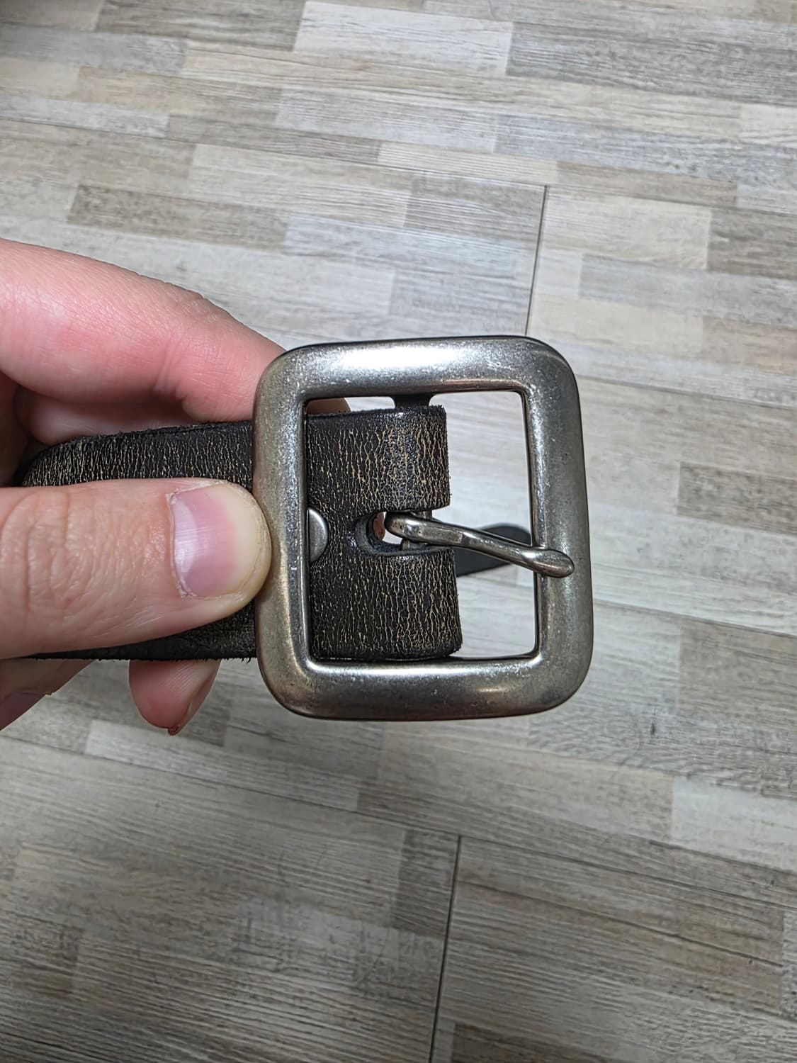 RRL 더블알엘 핸드버니시 블랙 벨트 36사이즈 판매 상품이미지2